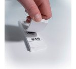 Carnet de 50 tickets vestiaire numérotés 3 volets