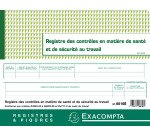 Registre piqûre contrôle de sécurité Exacompta 6616