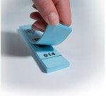 Ticket vestiaire Exacompta - carnet de 50 tickets de 3 coupons - format 20 x 3 cm