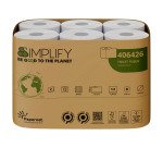 Carta igienica Papernet Simplify 2 veli 12 rotoli da 165 strappi
