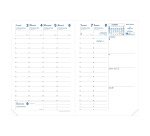 Impala Agenda settimanale Affari 2026 Nero 13 mesi 10 x 15 cm