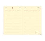 Daily 21 Agenda giornaliera Prestige ML Silk 2025 Nero con elastico 12 mesi 15 x 21 cm
