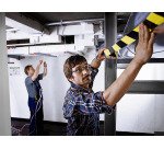 Nastro per segnalazione temporanea tesaflex® 60760 giallo/nero, 50 mm x 33 m