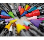 Marqueur Acrylic Stabilo Free - Boite métal de 11