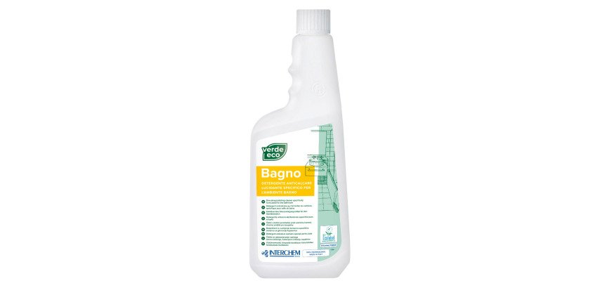 Detergente anticalcare-lucidante bagno Verde Eco Bagno Interchem 750 ml