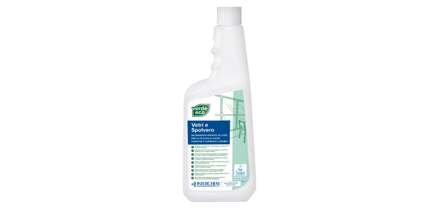 Detergente vetri e spolvero Verde Eco Interchem 750 ml