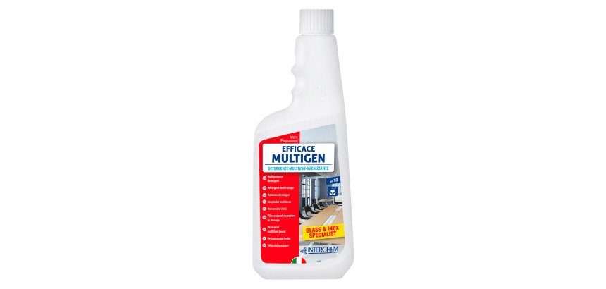 Detergente multiuso igienizzante Efficace Multigen Interchem 750 ml