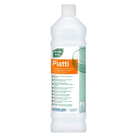 Detergente piatti manuale Verde Eco Interchem 1 litro