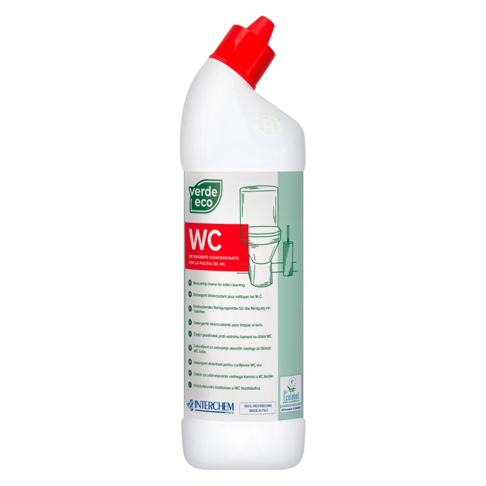 Detergente disincrostante wc Verde Eco Interchem 750 ml su