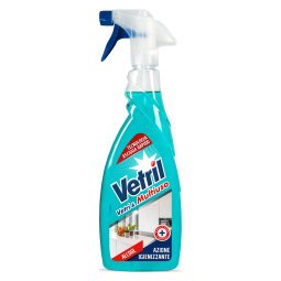 Detergente vetri e multiuso azione igienizzante Vetril 650 ml