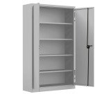 Metal cabinet with swinging doors Monobloc Metily L 120 x W 43 cm