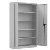 Armoire métal portes battantes monobloc Metily L 120 x P 43 cm