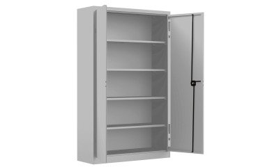 Armoire métal portes battantes monobloc Metily L 120 x P 43 cm