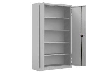 Armoire métal portes battantes monobloc Metily L 120 x P 43 cm
