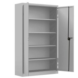 Armoire métal portes battantes monobloc Metily H 198 cm