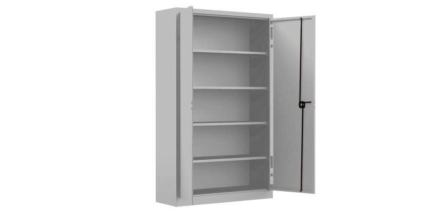 Armoire métal portes battantes monobloc Metily H 198 cm