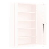 Armoire métal portes battantes monobloc Metily L 120 x P 43 cm