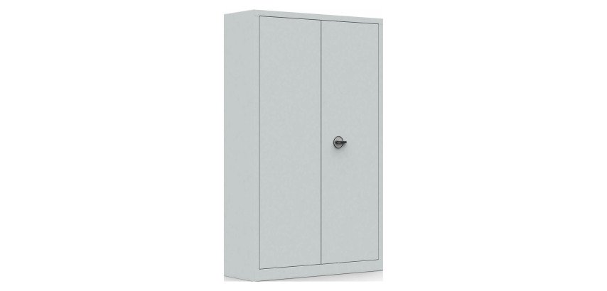 Schrank mit Flügeltüren aus Metall, monoblock Metily L 120 x T 43 cm