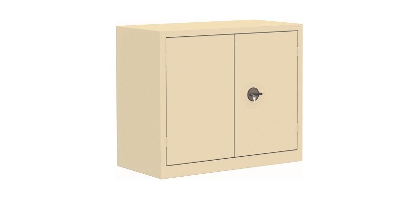 Armoire métal portes battantes monobloc Mety H 100 cm