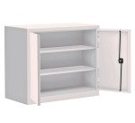 Armoire métal portes battantes monobloc Mety H 100 cm