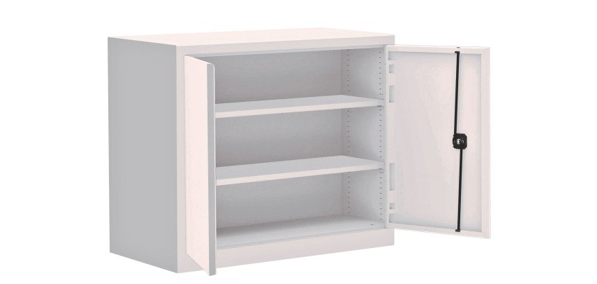 Armoire métal portes battantes monobloc Mety H 100 cm