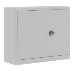 Armoire métal portes battantes monobloc Metily H 100 x L 120 x P 43 cm