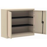 Armoire métal portes battantes monobloc Metily L 120 x P 43 cm