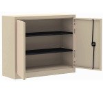 Armoire métal portes battantes monobloc Metily H 100 x L 120 x P 43 cm