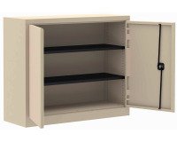 Armoire métal portes battantes monobloc Metily H 100 x L 120 x P 43 cm