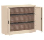 Armoire métal portes battantes monobloc Metily H 100 x L 120 x P 43 cm