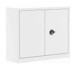 Armoire métal portes battantes monobloc Metily H 100 x L 120 x P 43 cm