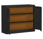 Armoire métal portes battantes monobloc Metily H 100 x L 120 x P 43 cm