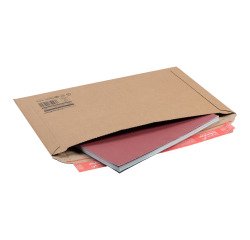 Pochette d'expédition carton grande ouverture latérale