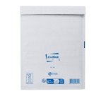 Pochette à bulles d'air kraft renforcé blanc 124 g Jovimail Plus 270 x 360 mm sans fenêtre - Carton de 100