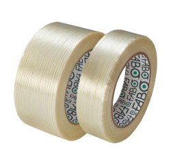 Nastro adesivo hot melt rinforzato unidirezionale FABO 50 mm x 50 m