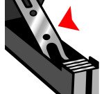 Pince à agrafer maped essentials métal 80x32x205mm 20f agrafes 24/6 25 feuilles agrafes 26/6 coloris noir