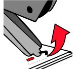 Pince à agrafer maped essentials métal 80x32x205mm 20f agrafes 24/6 25 feuilles agrafes 26/6 coloris noir