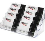 Porte-cartes de visite, 8 compartiments,transparent