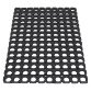 Tapis caillebotis en caoutchouc Eazycare Scrub, noir