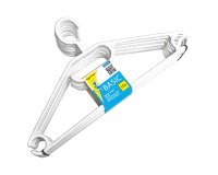 Cintre en plastique avec barre - Lot de 10