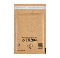 Buste imbottite Sealed Air C/0 - 15 x 21 cm - avana senza finestra chiusura autoadesiva - 10 unità