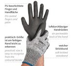Gants anti-coupures 'CUT SAFE', L - La paire
