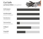 Gants anti-coupures 'CUT SAFE', XL - La paire