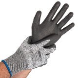 Gant anti-coupures Cut Safe, S, gris/noir