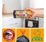 Sacs poubelles Swirl avec liens de fixation élastique