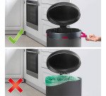 Sacs poubelles Swirl avec liens de fixation élastique