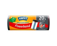 Sacs poubelles Swirl avec liens de fixation élastique