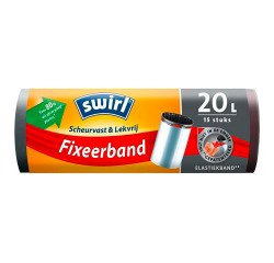 Sacs poubelles Swirl avec liens de fixation élastique