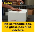 Ruban adhésif d'emballage polypropylène transparent, Box Lock Scotch, 48 mm x 20,3 m