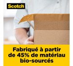 Ruban adhésif d'emballage Kraft brun, 135 g/m², Box Lock Scotch  48 mm X 22,8 m